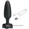 Pretty Love - Tarion Plug Anal Avec Lumière Led Noir 12,5 Cm
